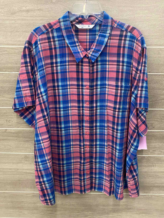 Lee Pink Womens Size 4X Shirt