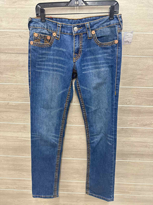 True Religion Size 6/8 Blue Womens Jeans