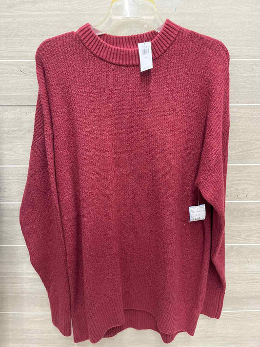 Old Navy Size L Tall Burgundy Womens Sweater