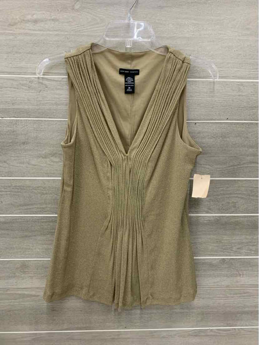 NY & Co Tan Womens Size M Tank Top