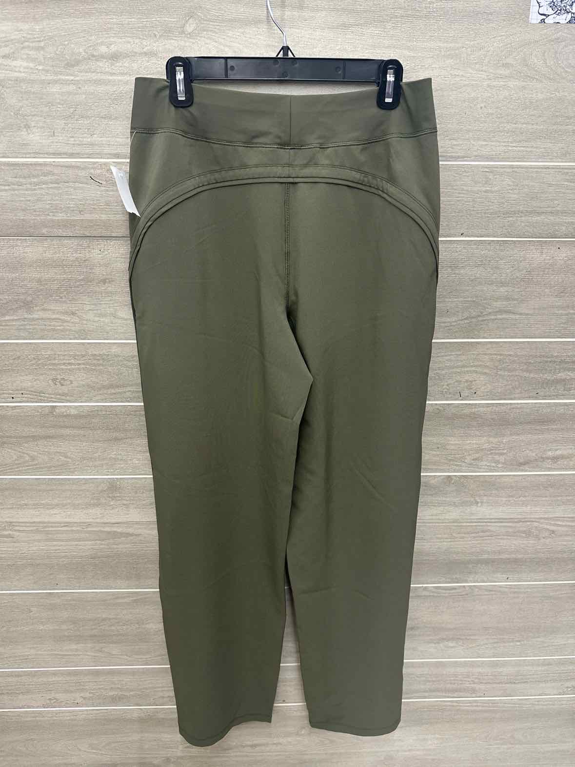 Lands End Size M Tall Olive Womens Pants