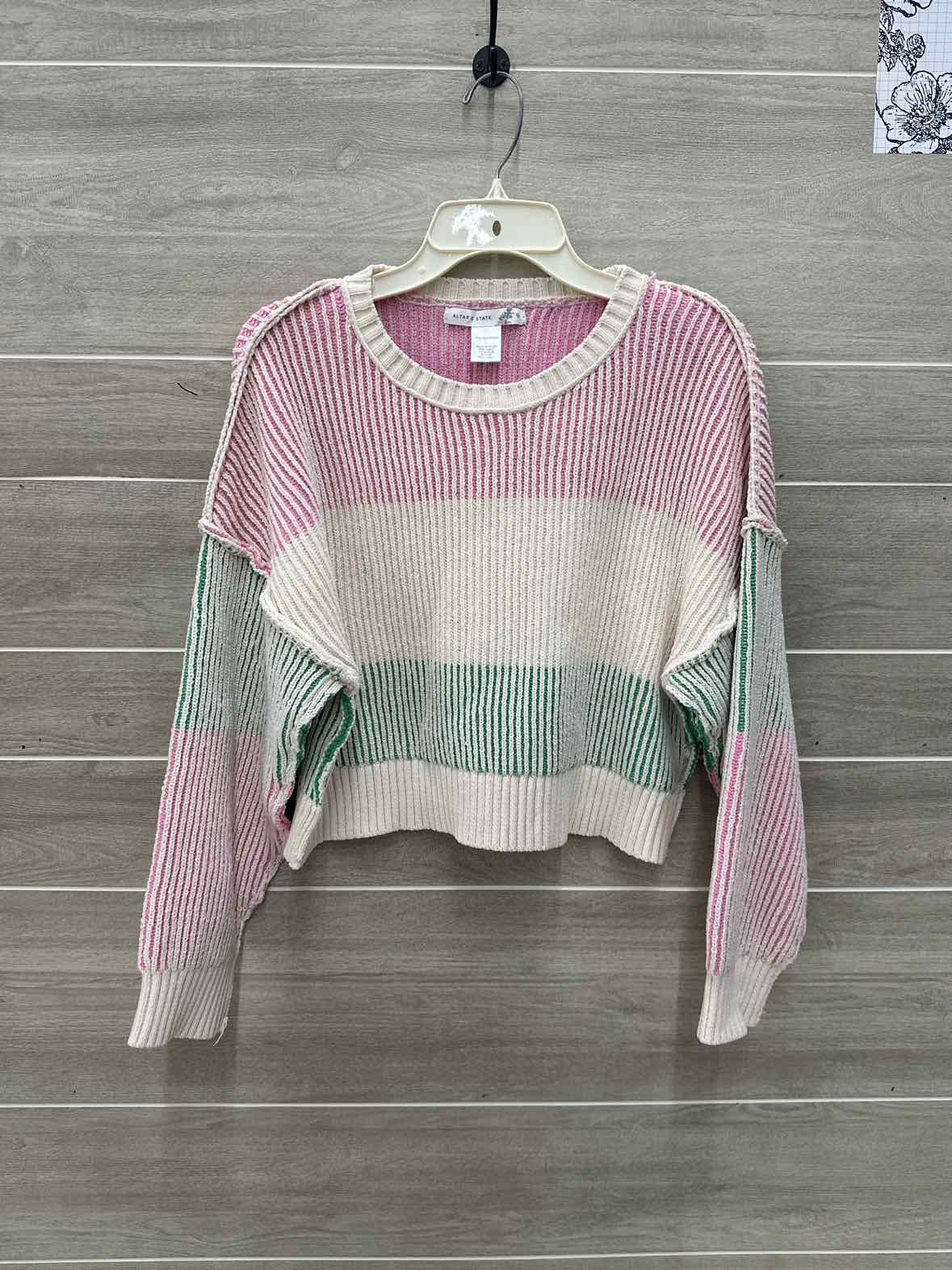 Alter'd State Pink Womens Women Size M Sweater
