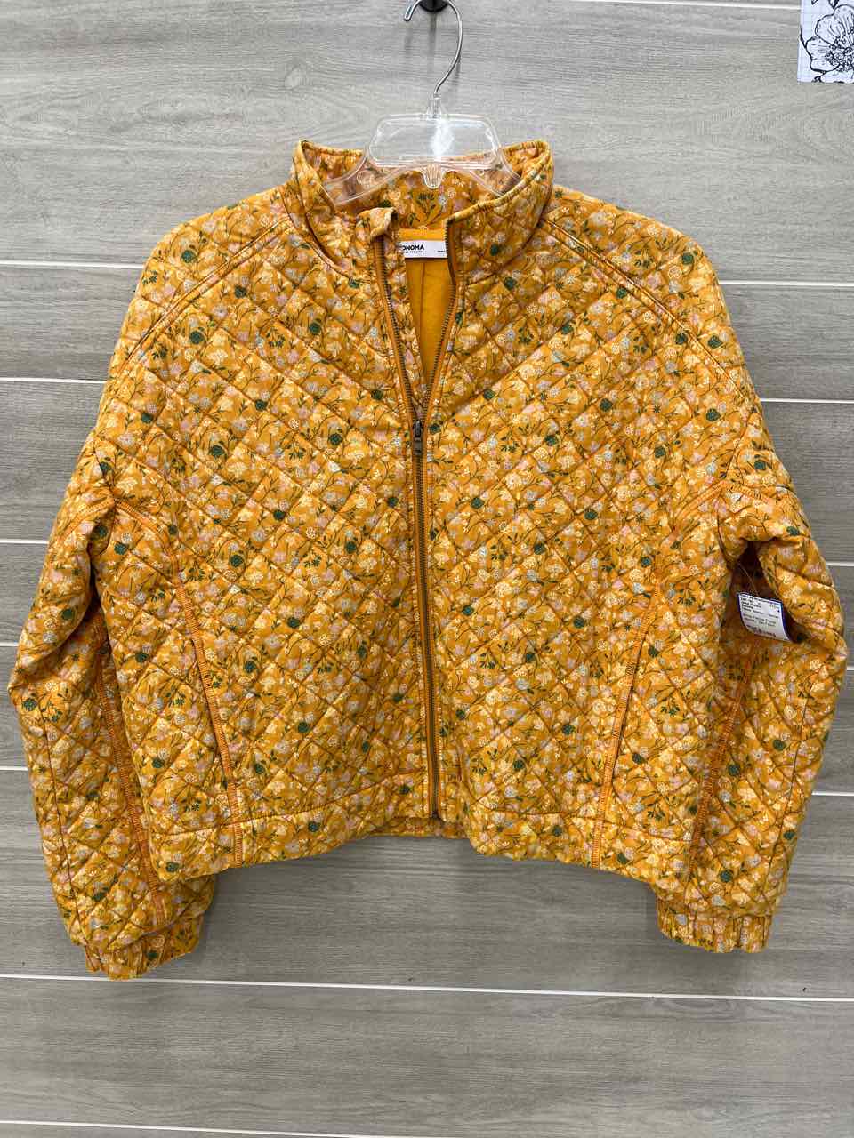 Sonoma Size L Yellow Womens Jacket (Outdoor)