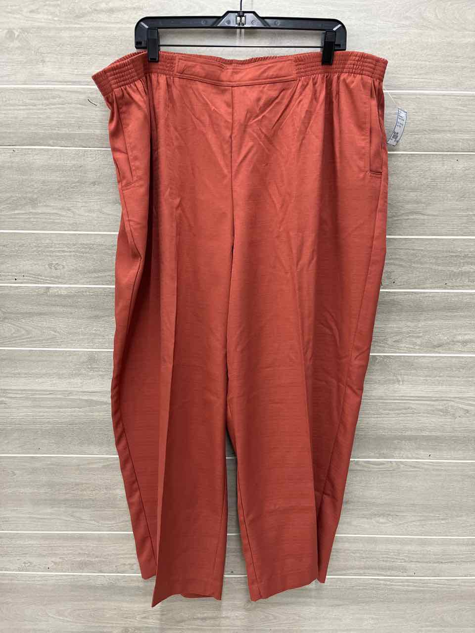 Alfred Dunner Size 24W Orange Plus Pants