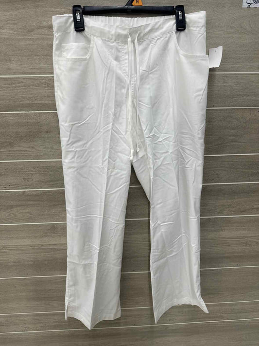 Greys Anatomy White Womens Size M Scrub Pants