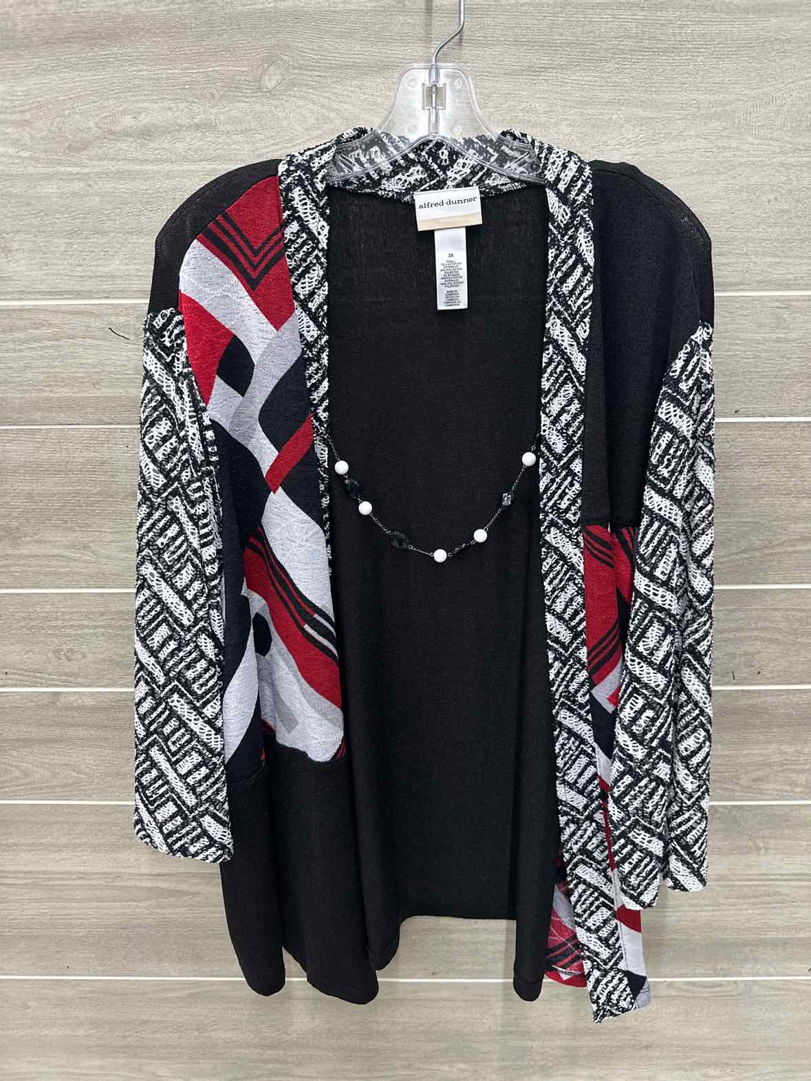 Alfred Dunner Size 2X Black Plus Shirt