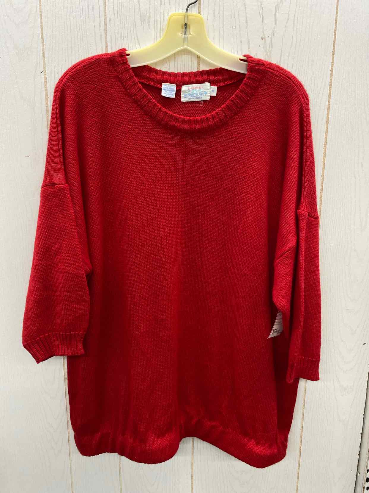 Red Womens Size M Sweater