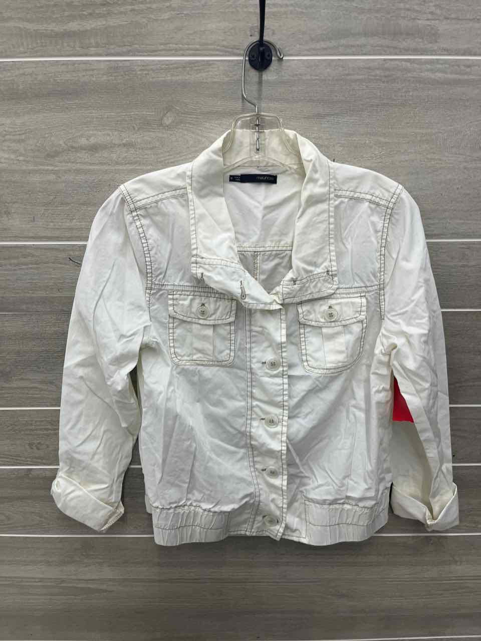 Maurices Size 6/8 Cream Womens Blazer