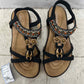 US Shoe Size 6.5 Black Womens Sandals