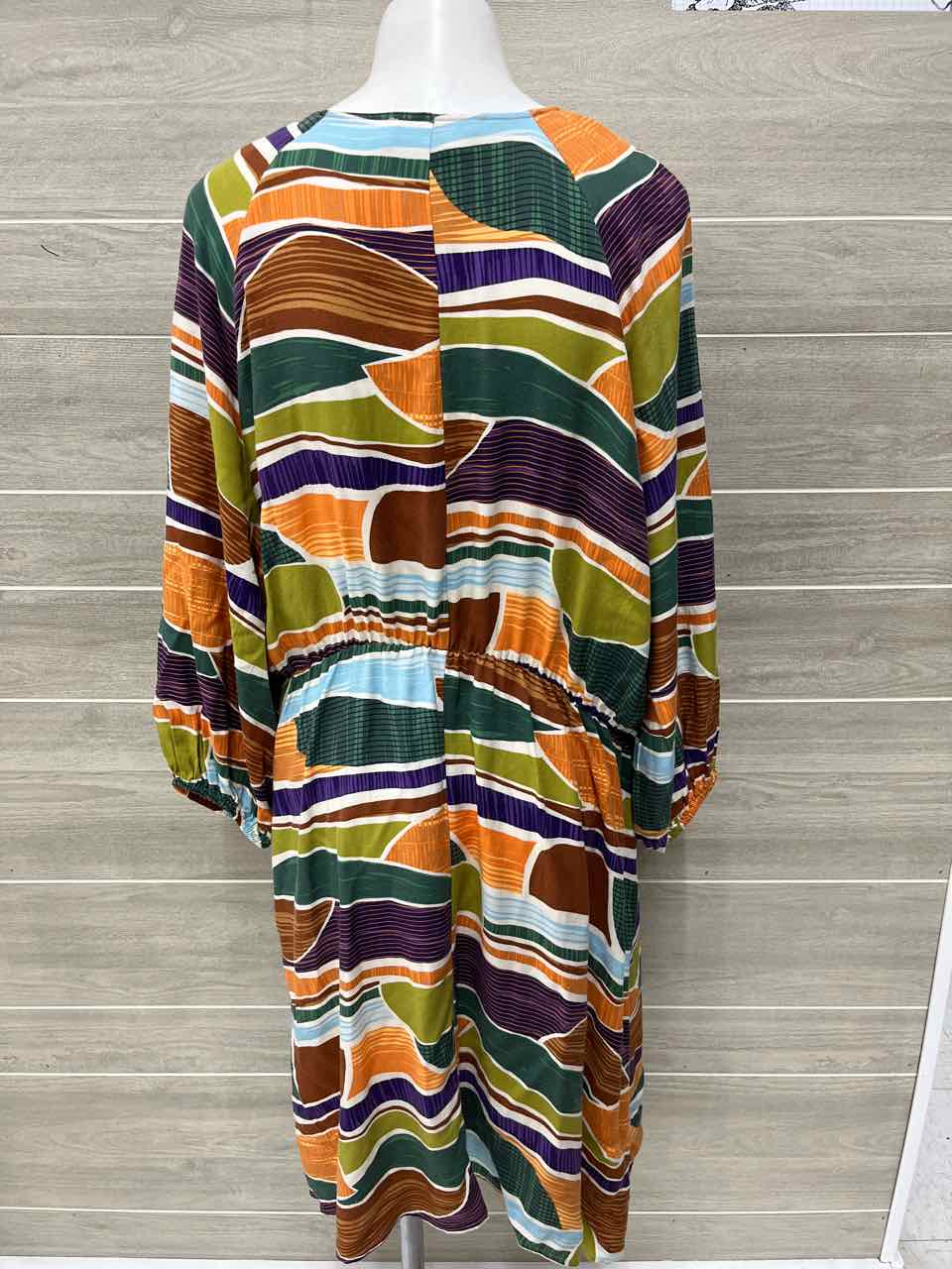 ELOQUII Size 20 Multi-Color Plus Dress