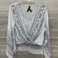 BCBG Maxazria Size S White Womens Shirt