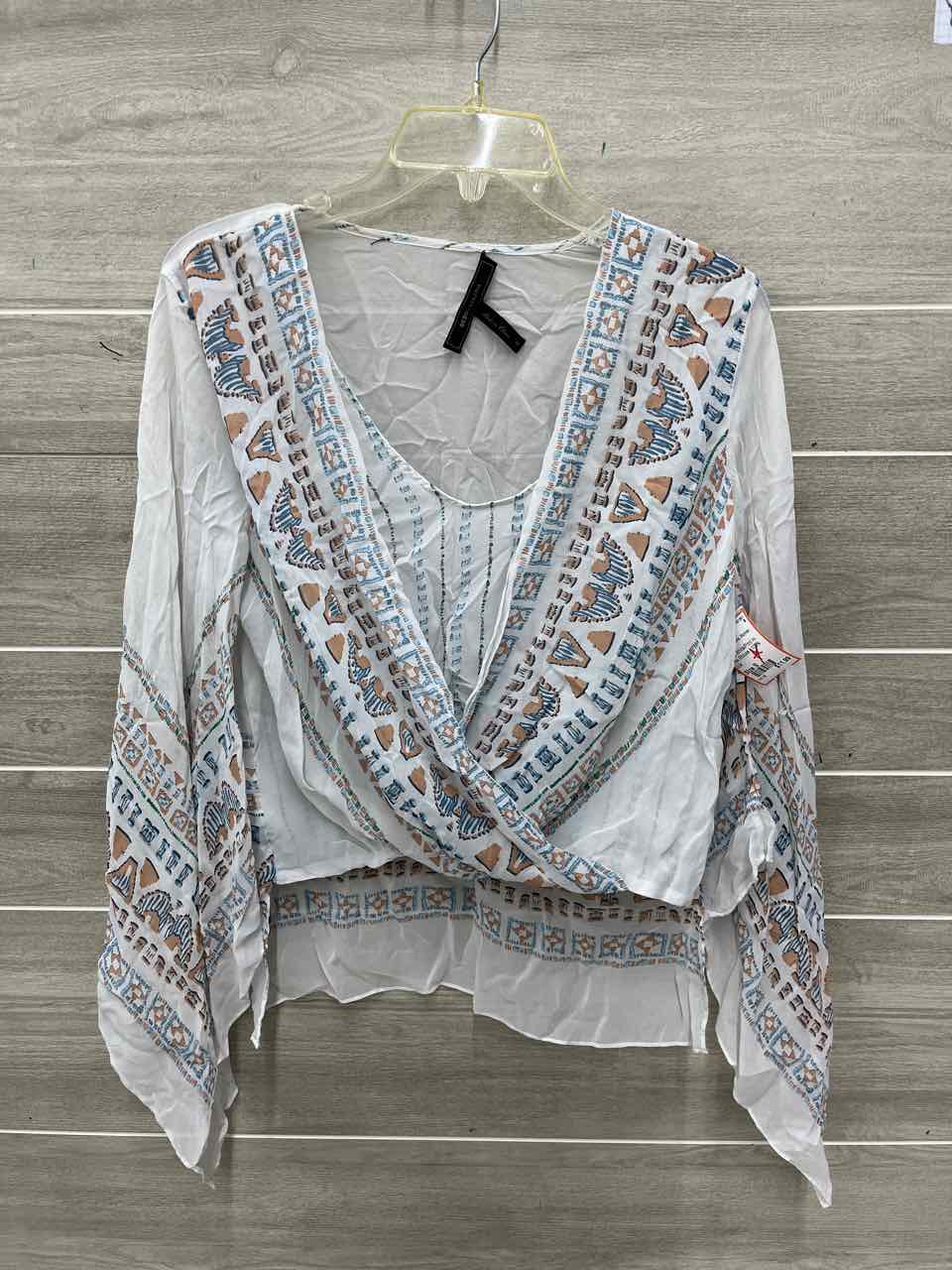 BCBG Maxazria Size S White Womens Shirt