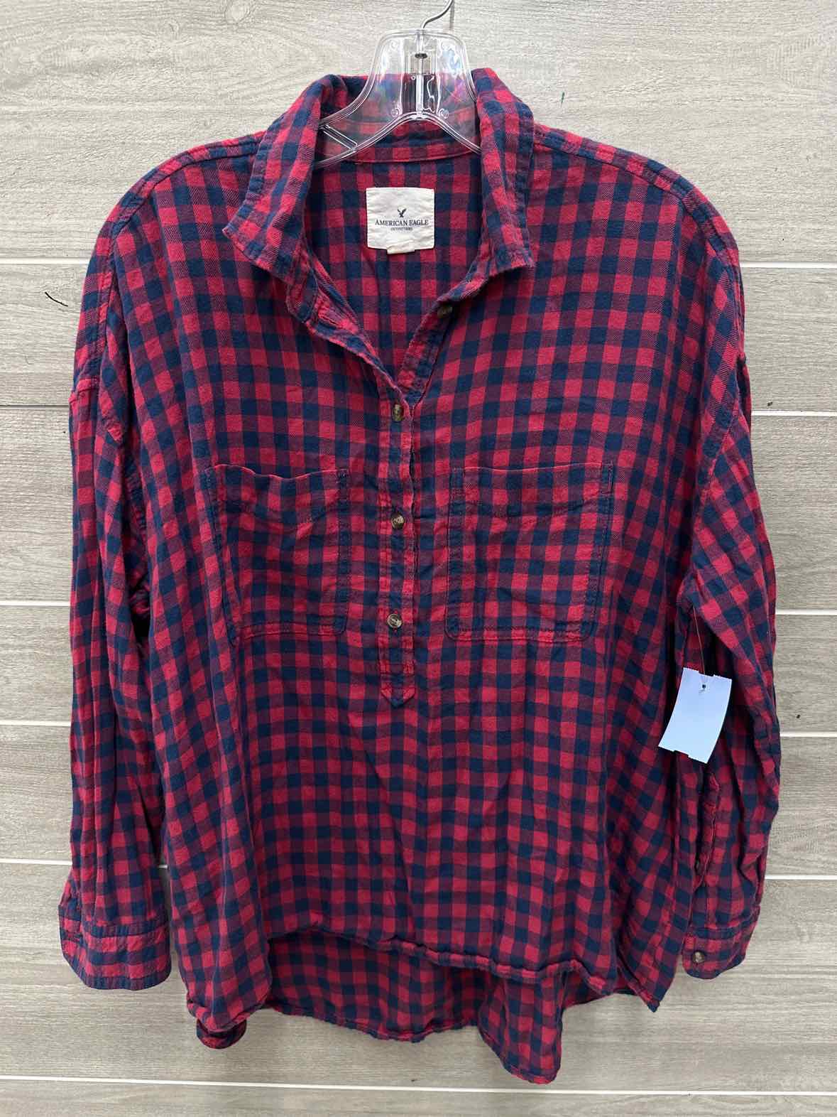 American Eagle Size S Blue Womens Shirt