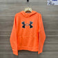 Under Armour Size XL Orange Womens Sweatshirt