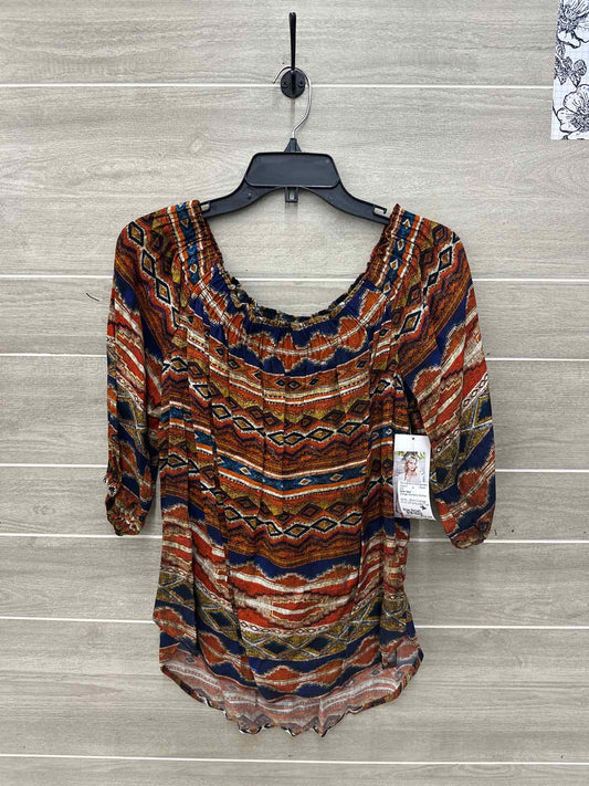 Karen Kane Orange Womens Women Size Small Shirt