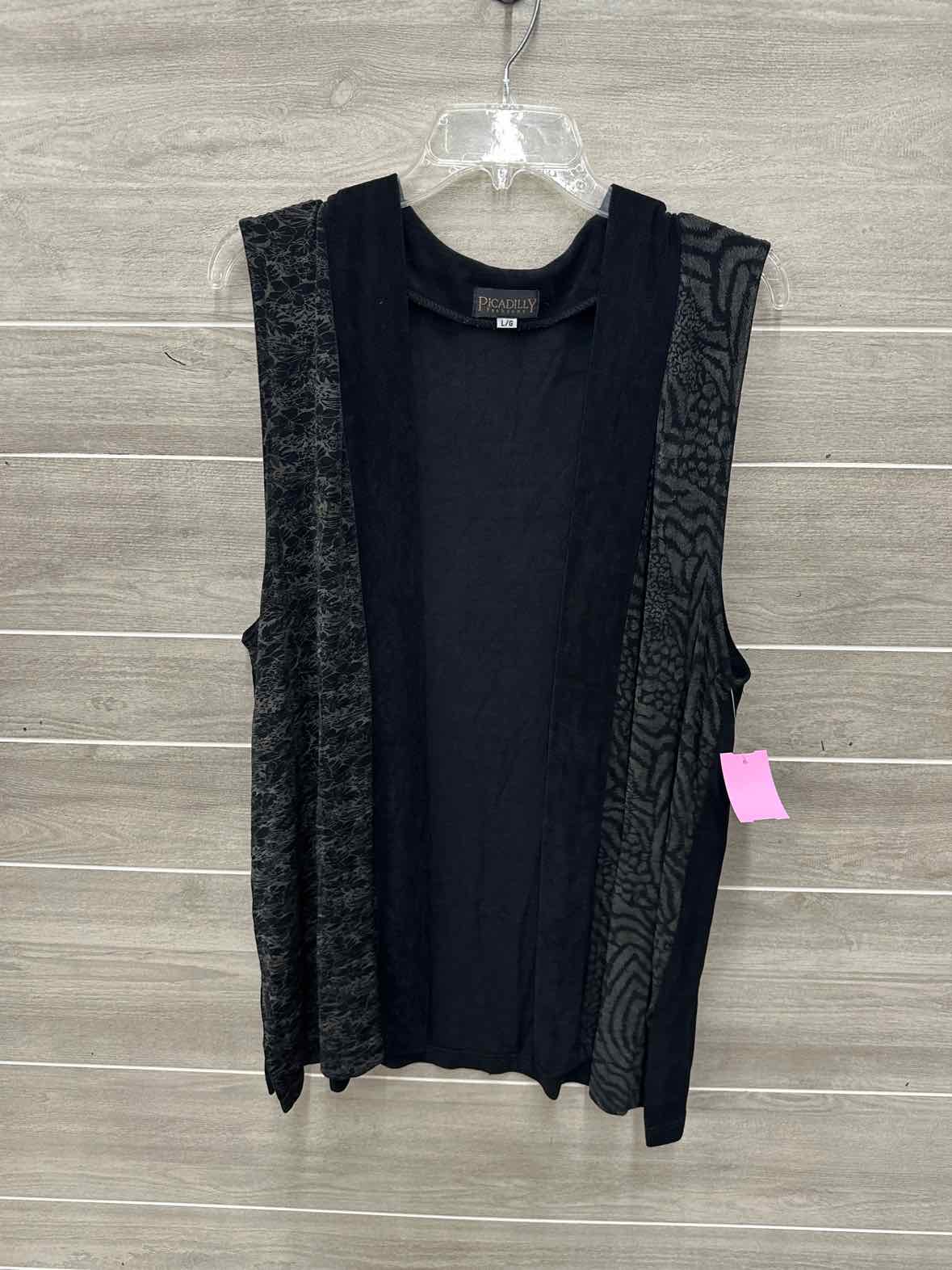 Picadilly Size L Black Womens Vest