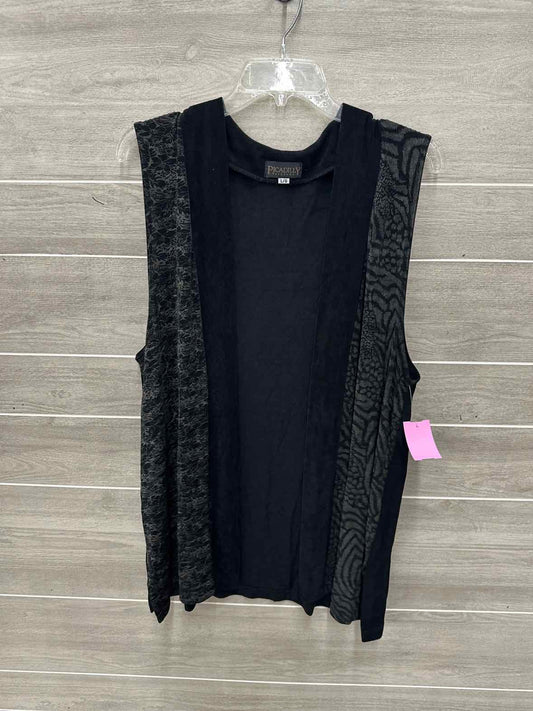 Picadilly Size L Black Womens Vest