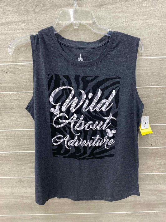 Disney Gray Womens Size L Tank Top