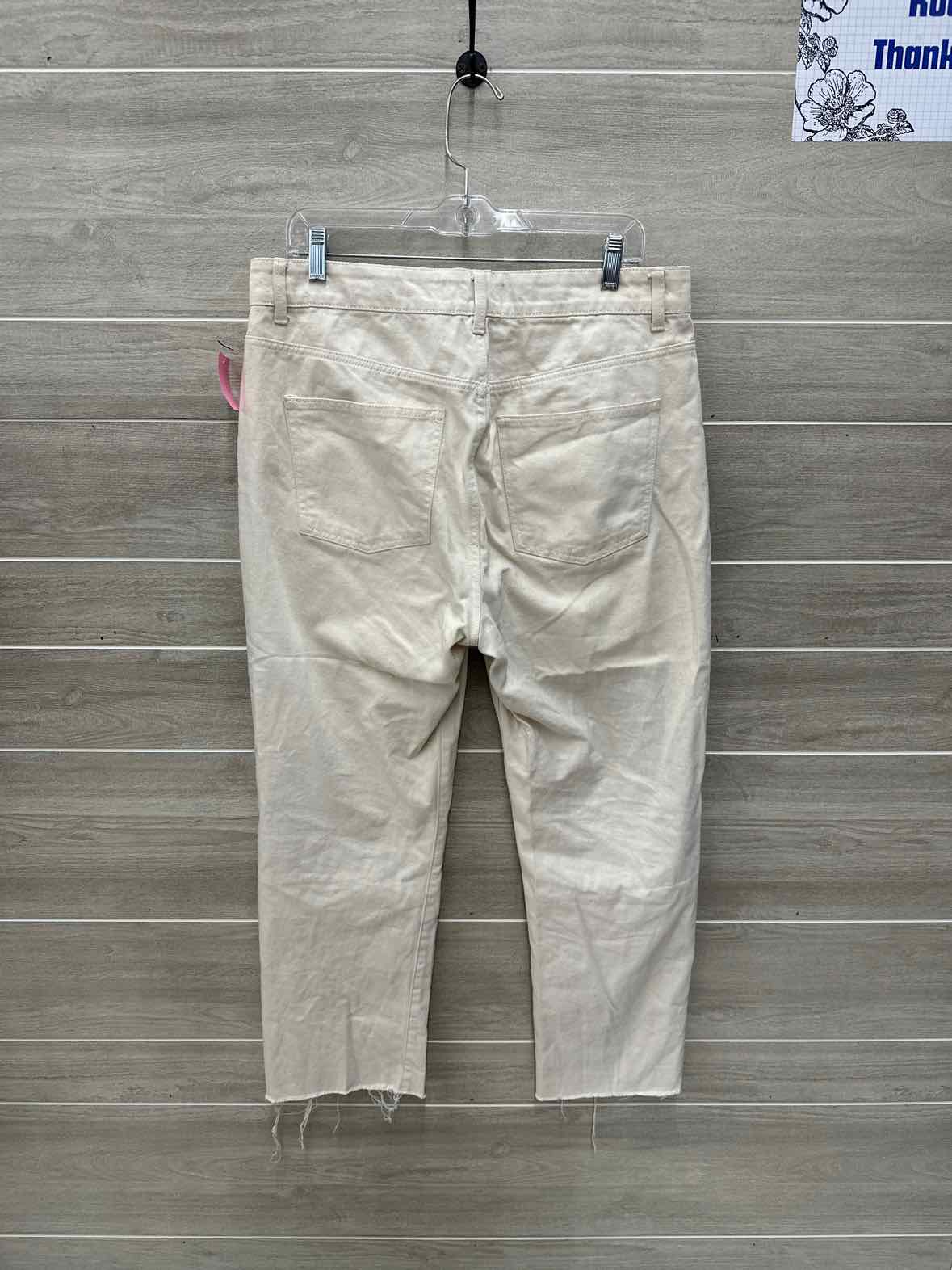 Primark Size 12 Cream Womens Jeans