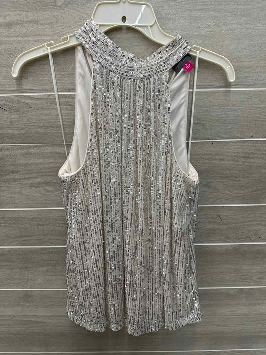 Vince Camuto Cream Womens Women Size Small Tank Top