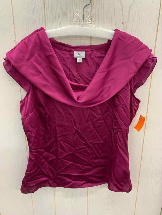 Worthington Purple Womens Size L Shirt