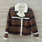 Maurices Brown Womens Women Size L Jacket (Outdoor)
