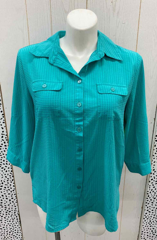 Bonworth Teal Womens Size L Shirt