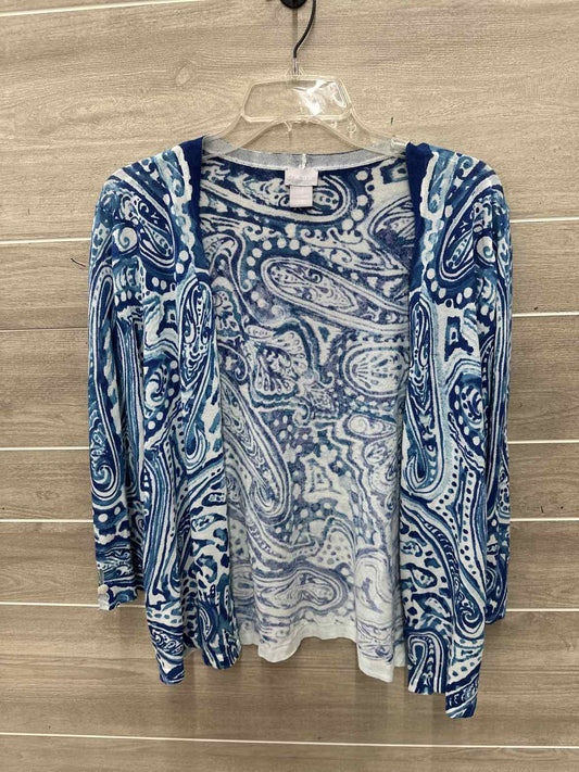 Chico's Size M/L Blue Womens Shirt