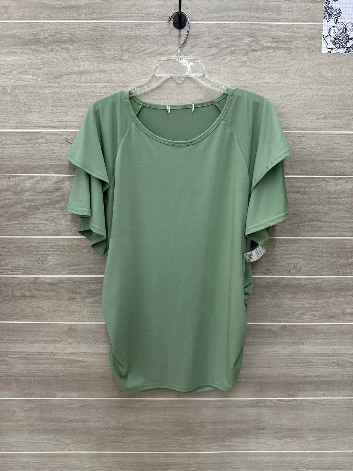 Green Womens Women Size 16 Shirt