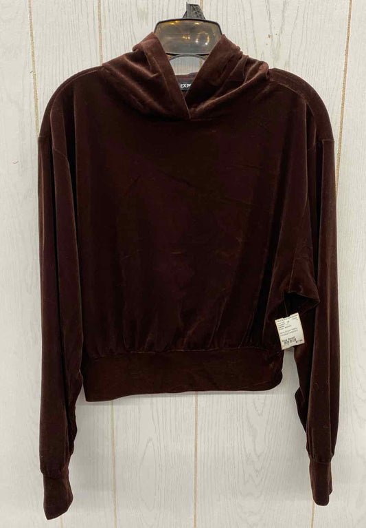 Express Brown Womens Size Small Sweatshirt