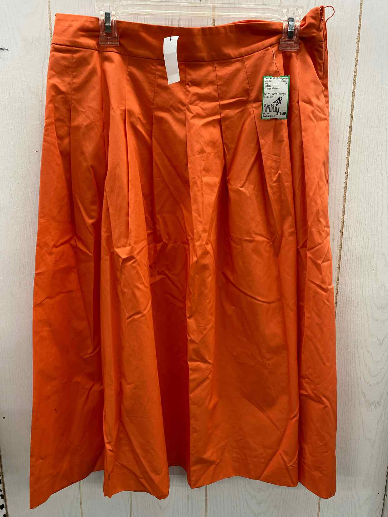 Talbots Orange Womens Size 10 Skirt