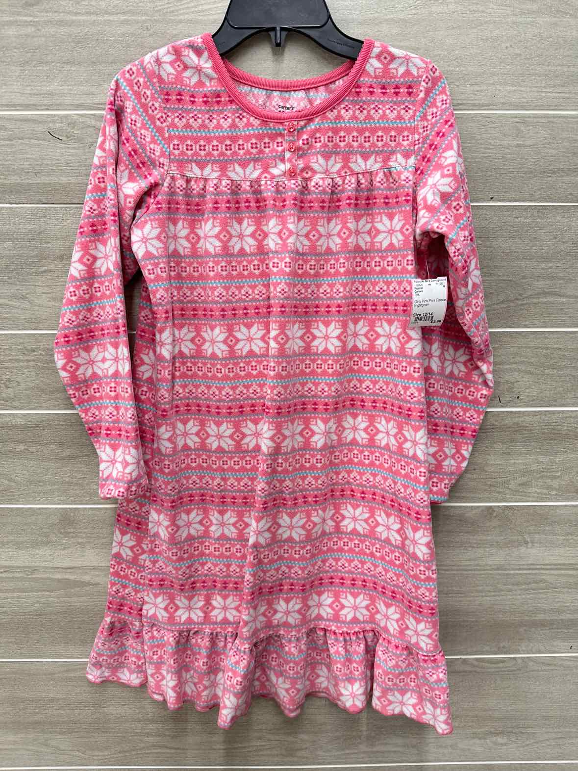 Carters Girls Size 12/14 Pajamas