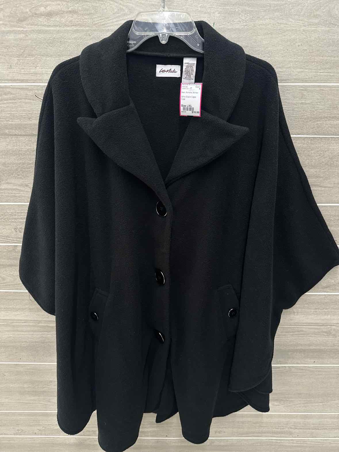 Size L/XL Black Womens Jacket (Outdoor)