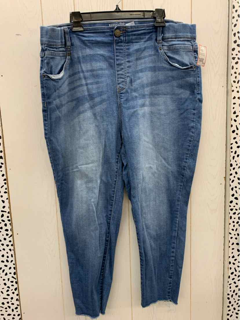 Terra & Sky Blue Womens Size 20/22W Jeans