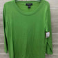 August Silk Size XL Green Womens Shirt