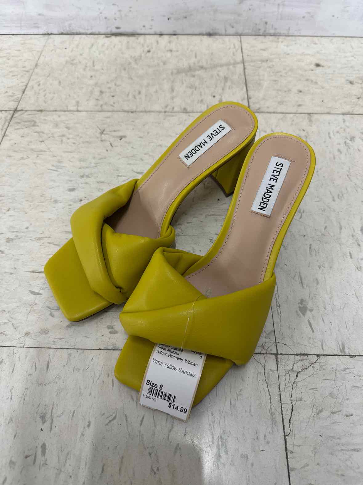 Steve Madden US Shoe Size 8 Yellow Womens Shoes/Footwear