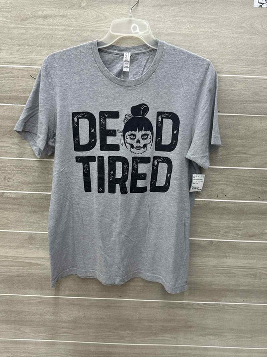 Gray Womens Women Size L Shirt