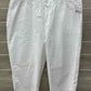 D & Co White Womens Size 1X Pants