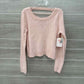 Peach Womens Women Size Small Sweater