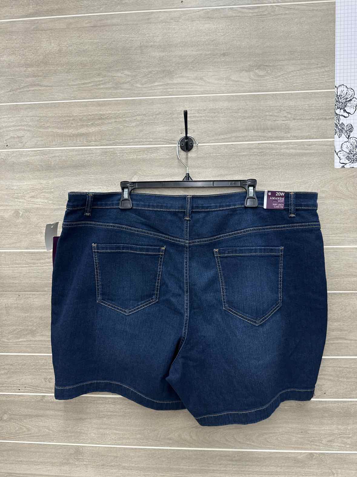 Gloria Vanderbilt Size 20W Blue Plus Shorts