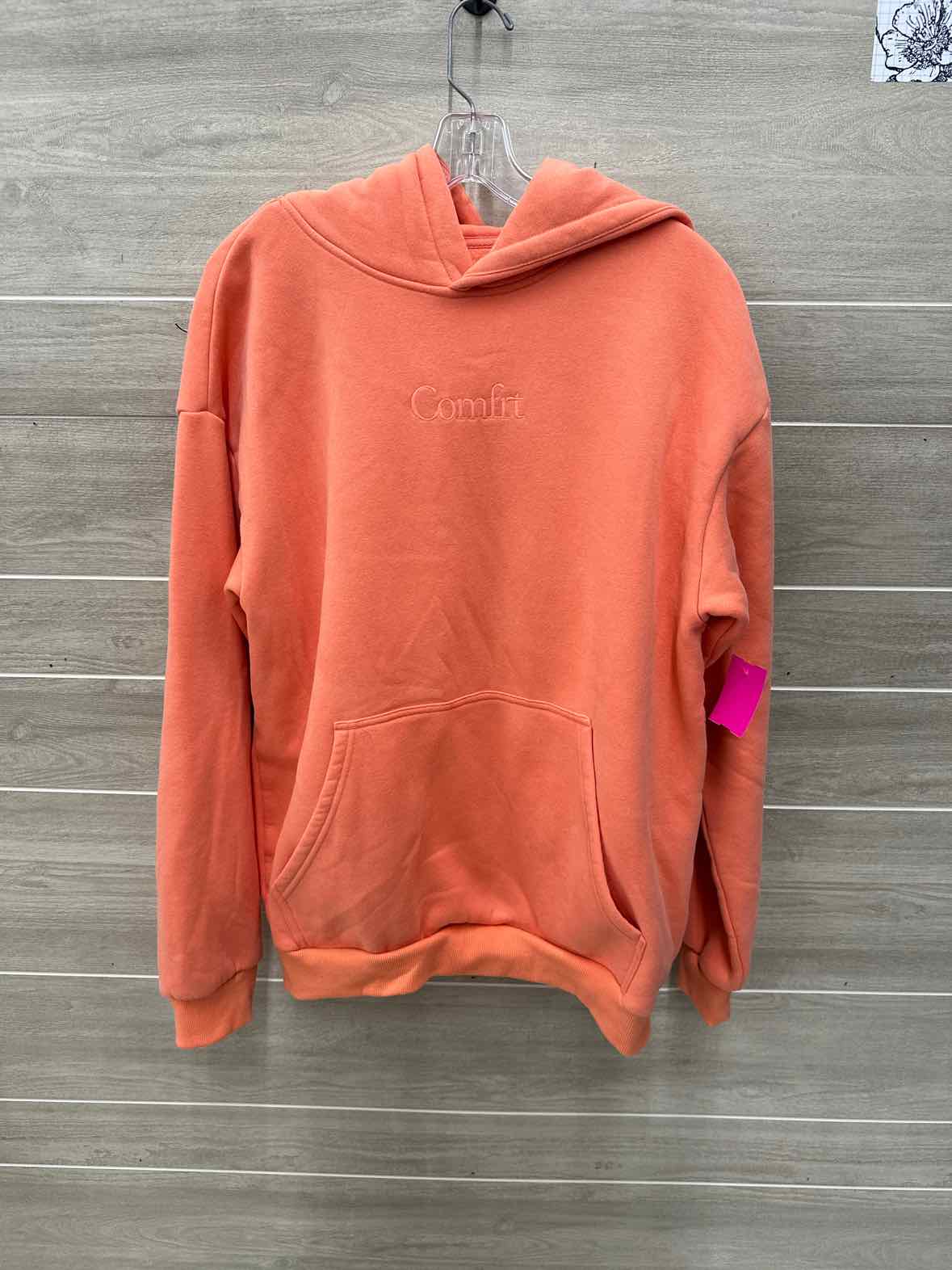 Comfrt Size M Orange Womens Sweatshirt
