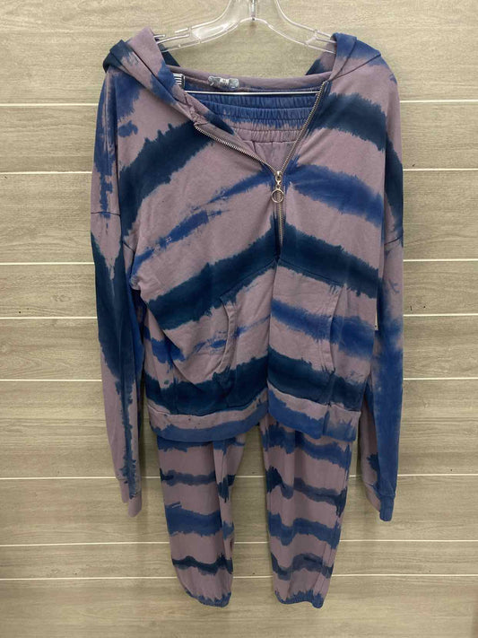 Blue Womens Size M Pant Set