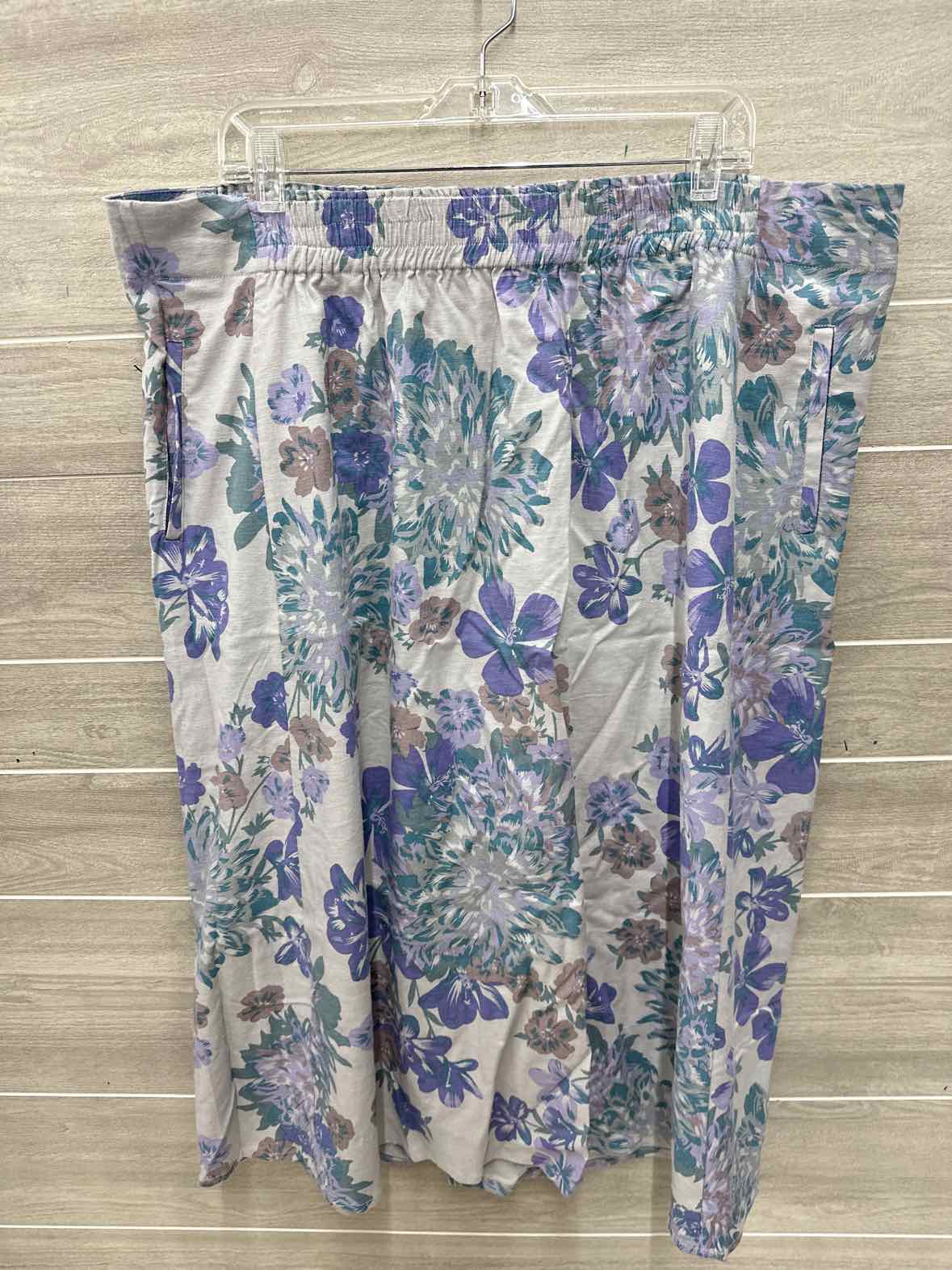 Coldwater Creek Size 2X Lavender Plus Skirt