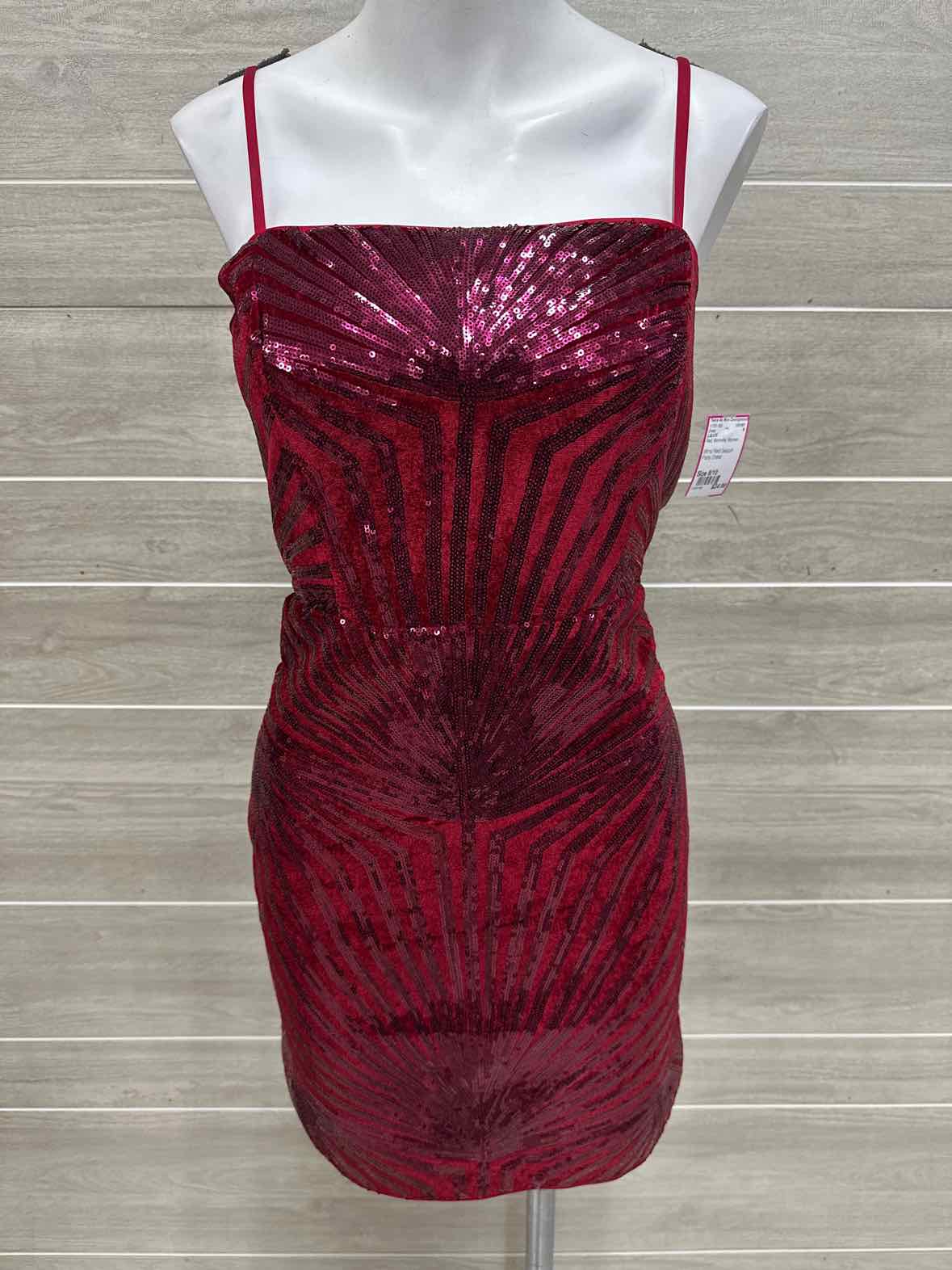 LULU'S Size 8/10 Red Womens Dress