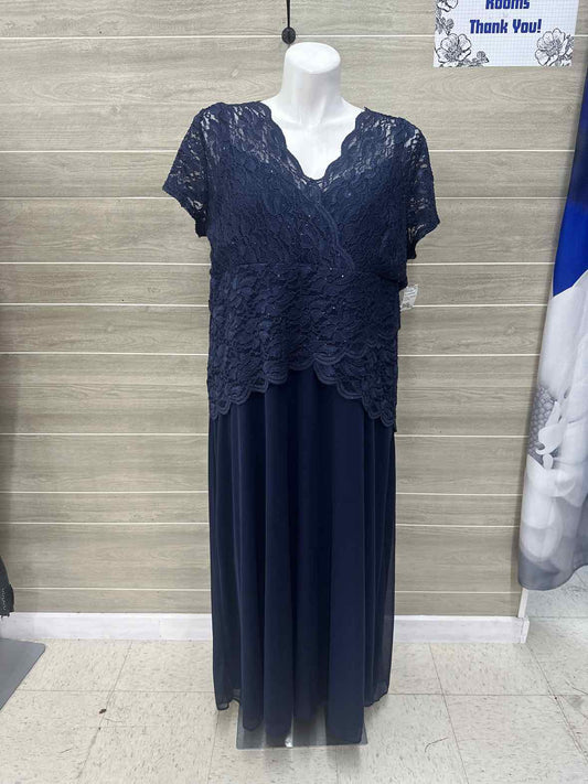 Blue Womens Women Size 24W Gown/Evening Wear