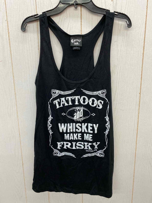 Black Womens Size L Tank Top