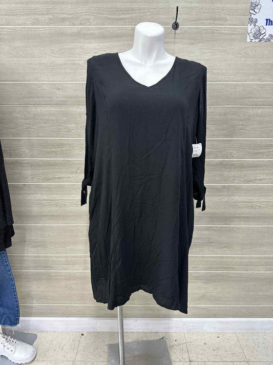 Soft Surroundings Black Womens Women Size 2X Dress