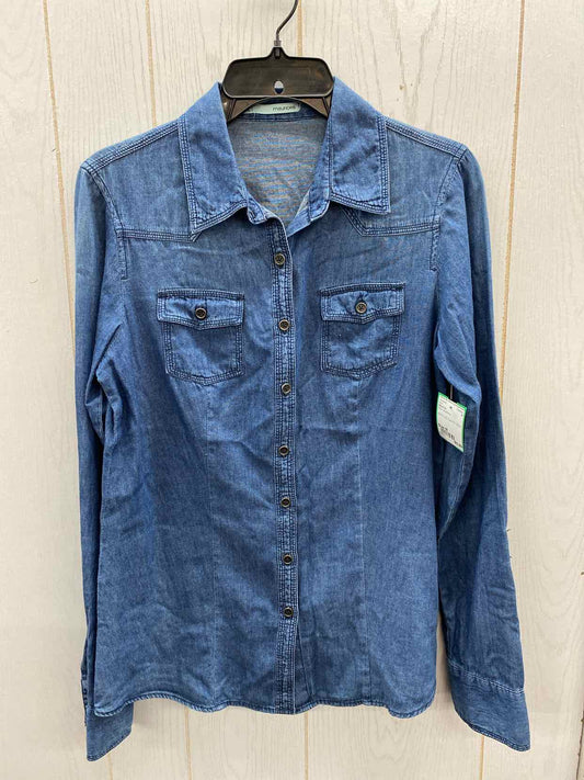 Maurices Blue Womens Size M Shirt