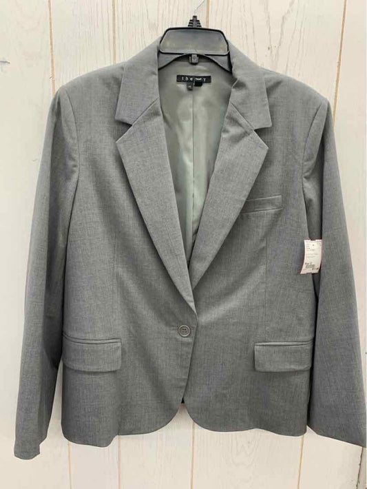 Theory Gray Womens Size 12 Blazer