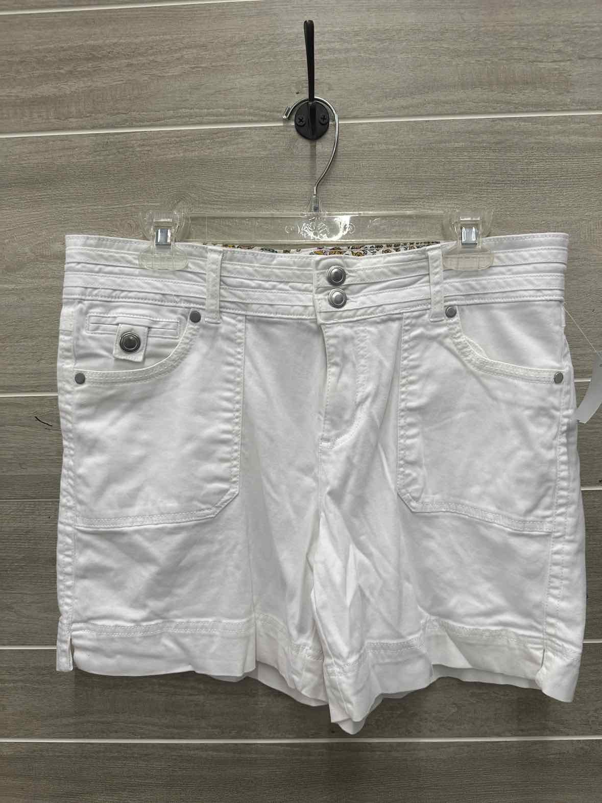 Size 8 White Womens Shorts